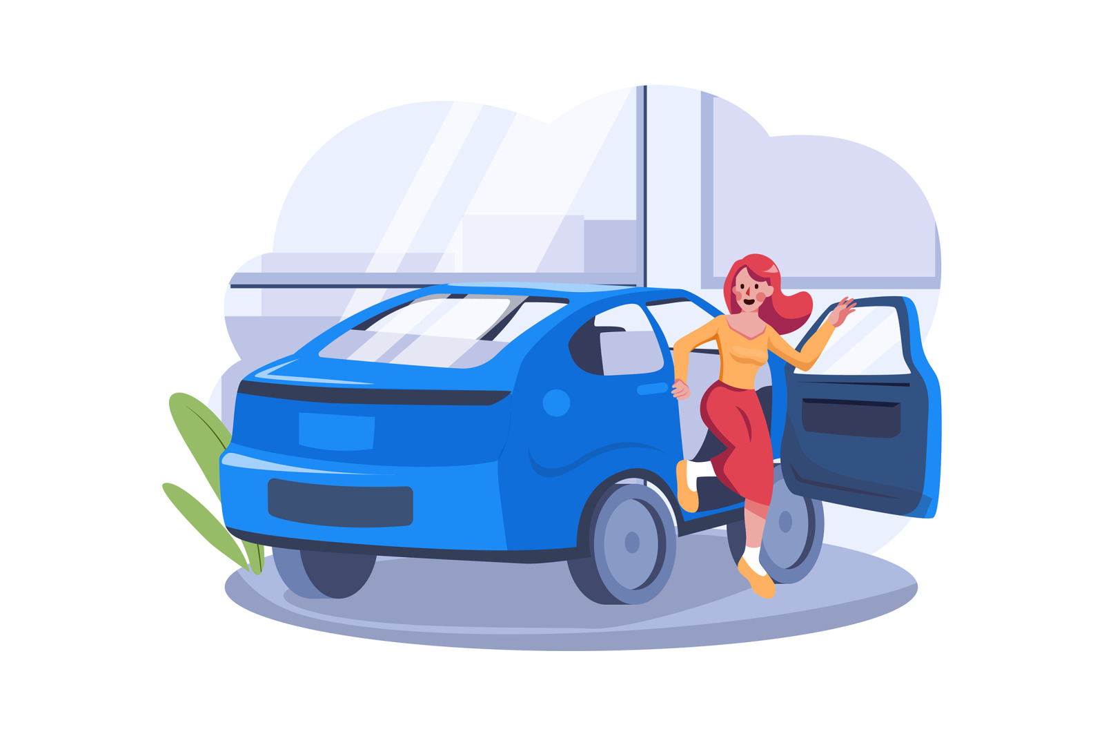 M559_Car Dealership Illustration Pack M559_Car Dealership Illustration Pack
