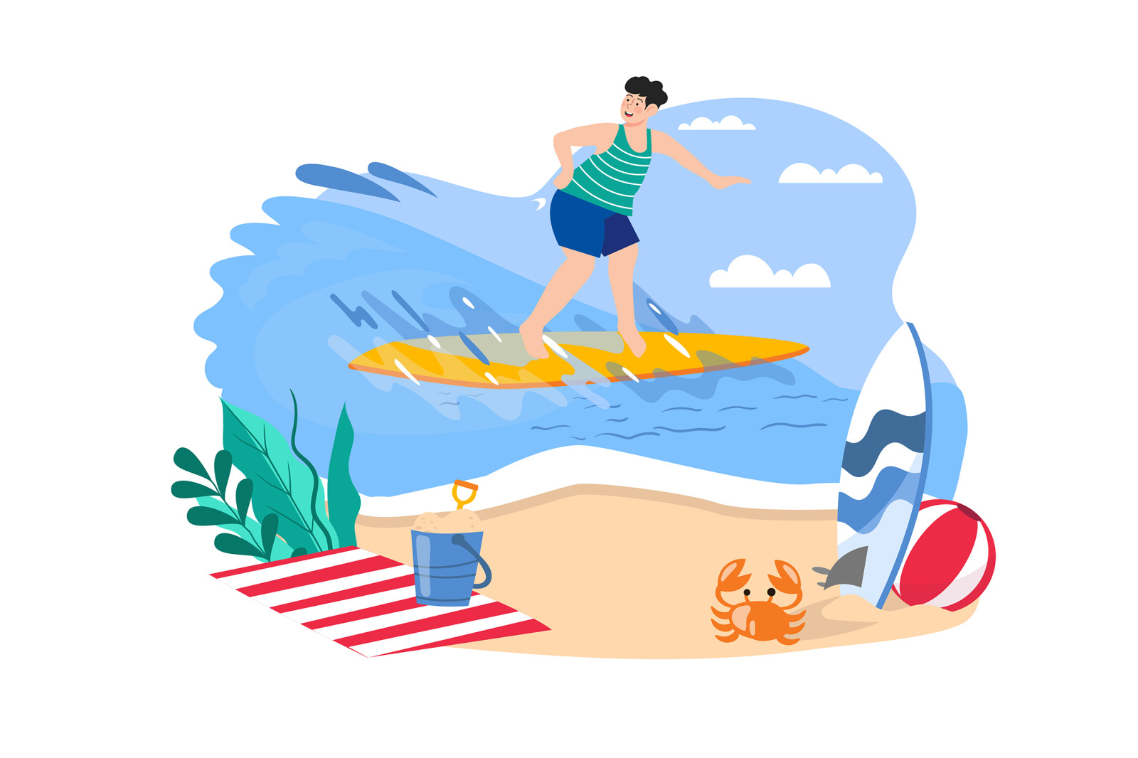 M586_Summer Holiday Illustration Pack