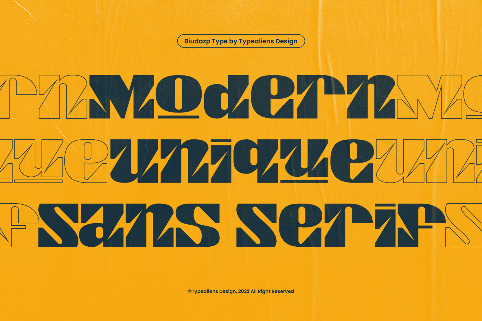 Biudazp Font Biudazp Font