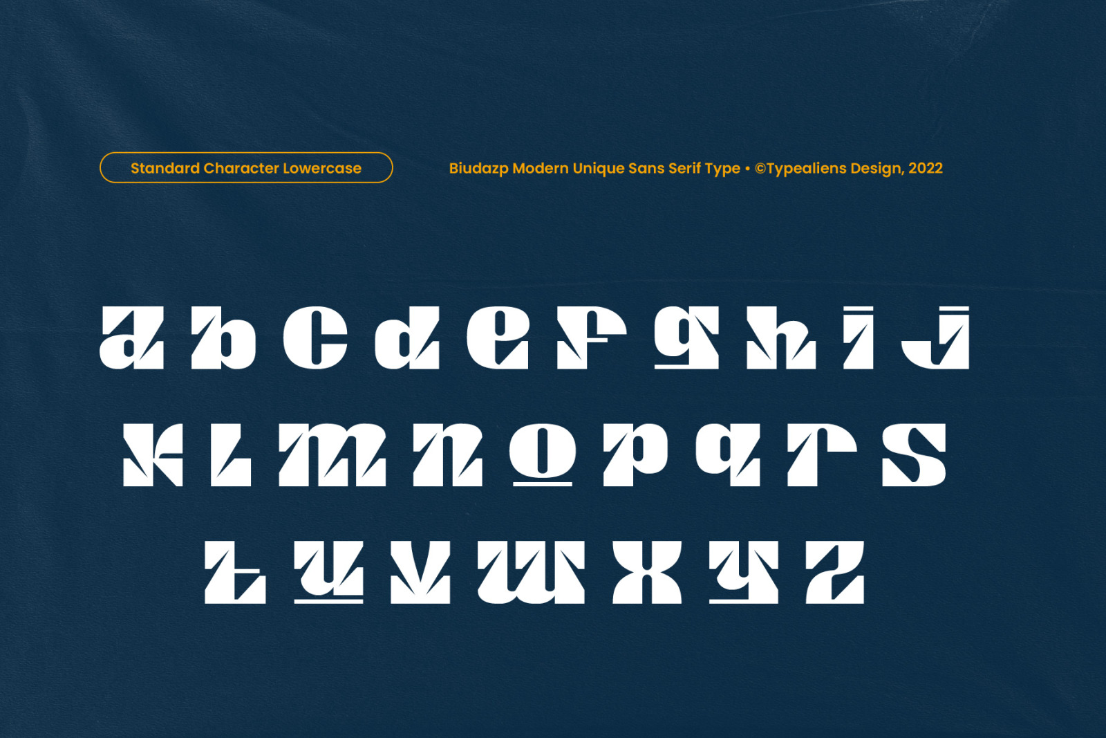 Biudazp Font Biudazp Font