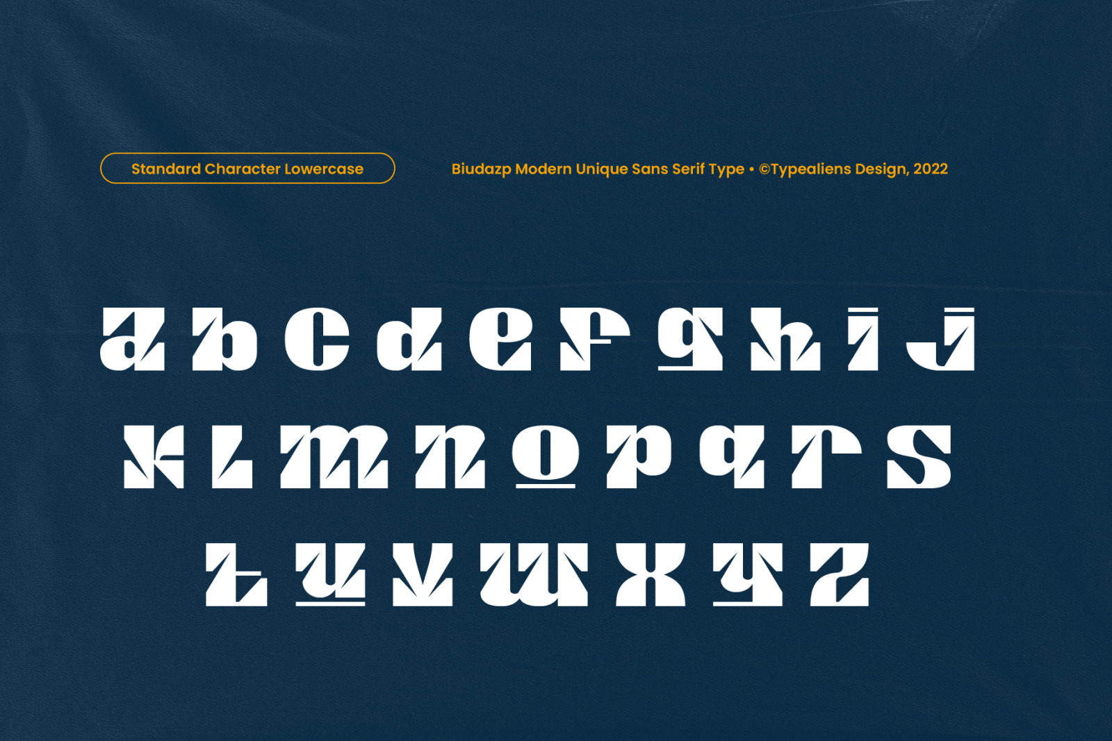 Biudazp Font