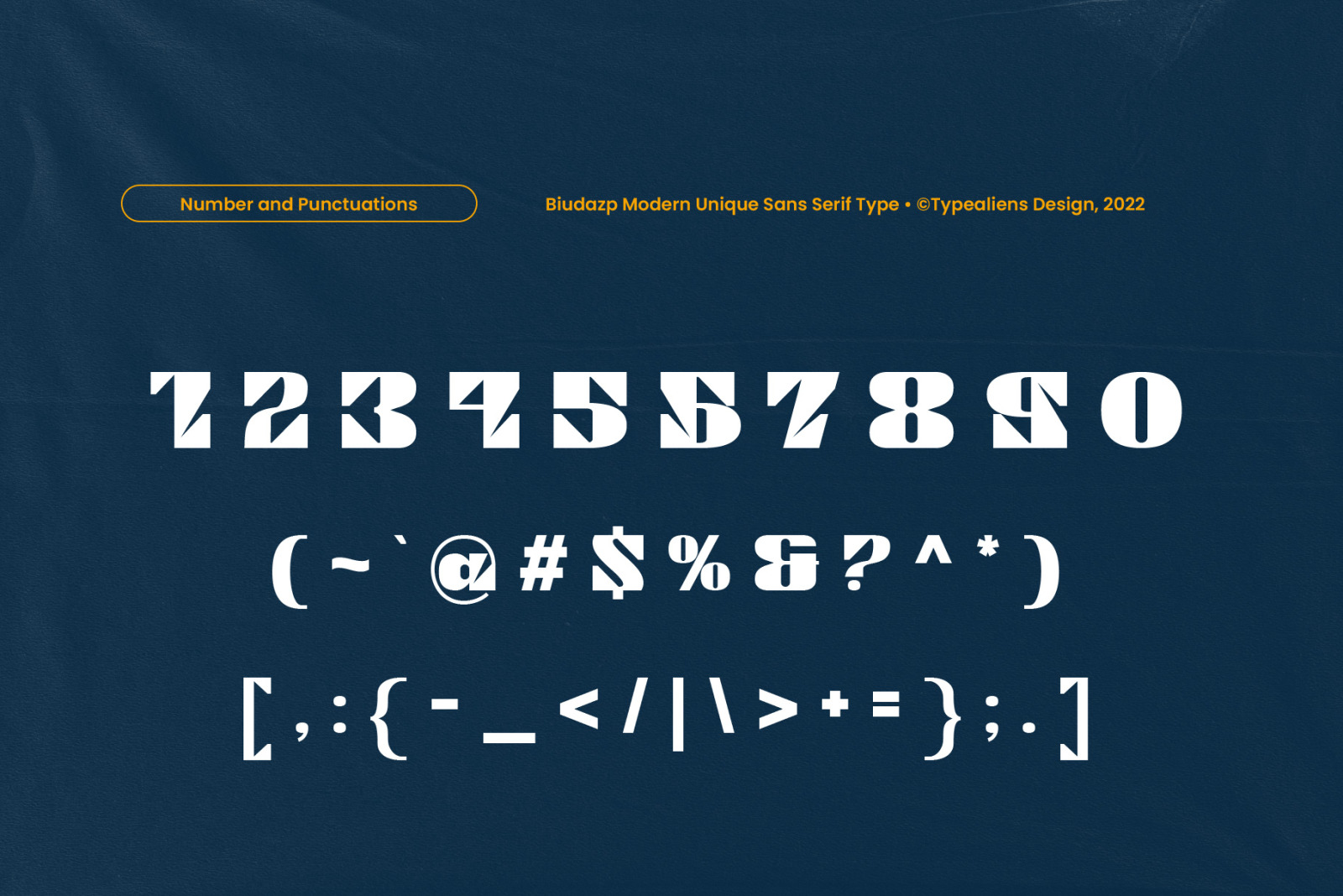 Biudazp Font Biudazp Font
