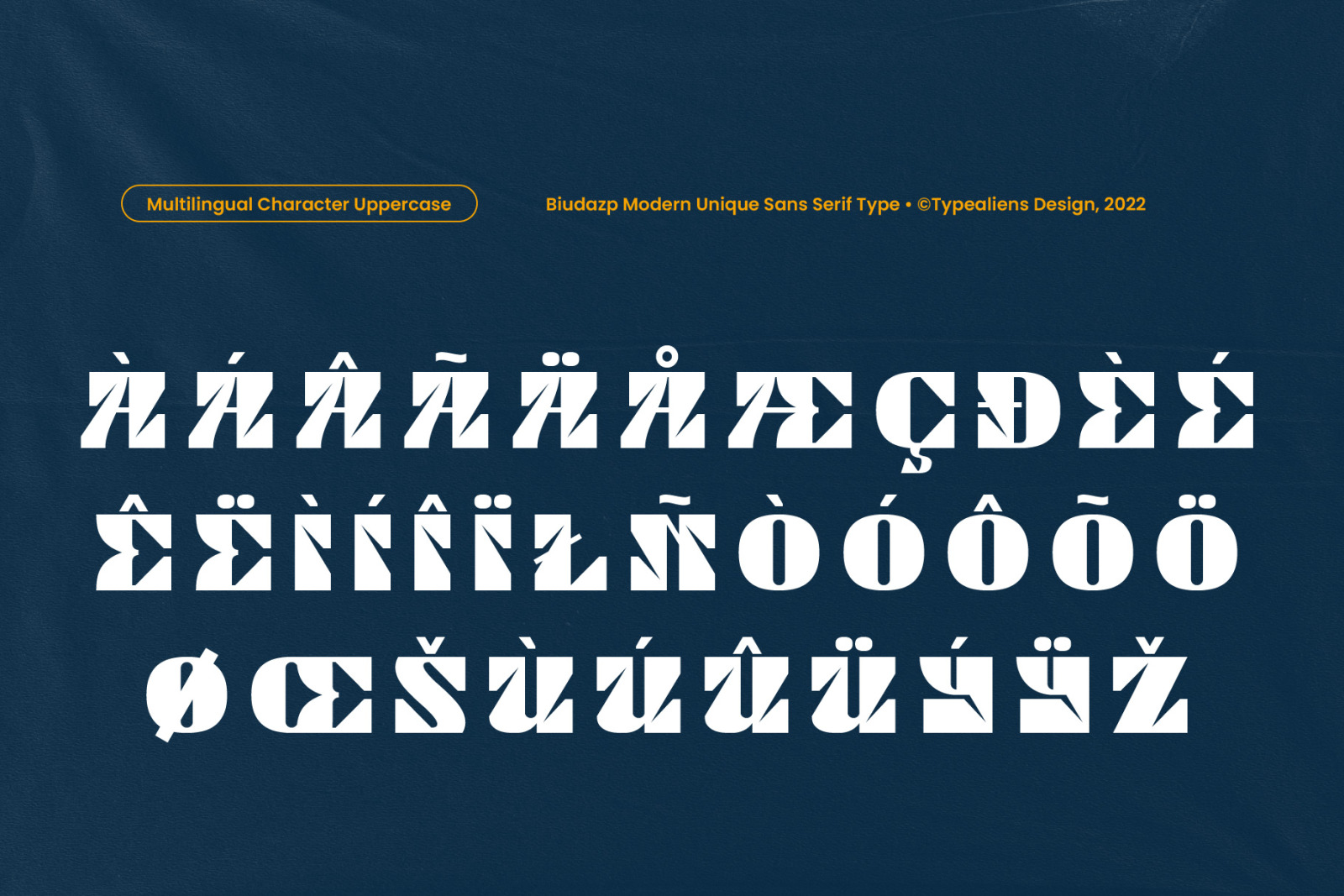 Biudazp Font Biudazp Font