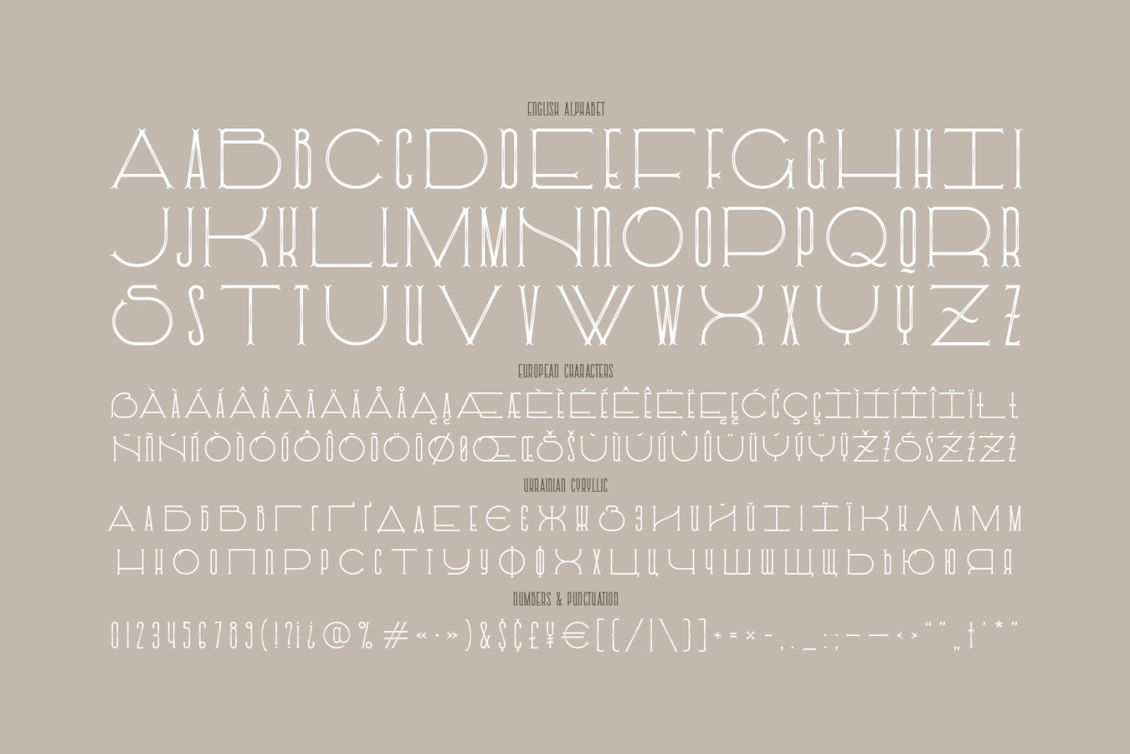 Fishtail Font and Mockup Fishtail Font and Mockup