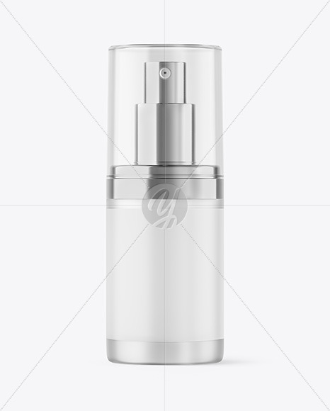 Frosted Spray Bottle Mockup