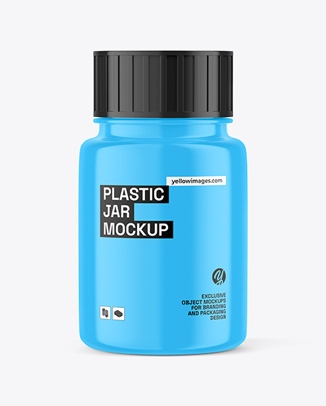 Glossy Jar Mockup