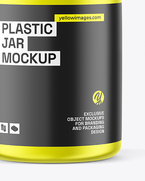 Metallic Jar Mockup