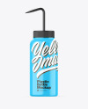 Glossy Lab Wash Bottle Mockup