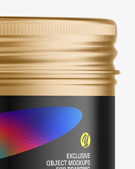 Metallic Jar Mockup