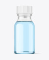 15ml Clear Glass Cosmetic Bottle Mockup