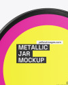 Metallic Jar Mockup