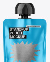 Metallic Stand-Up Pouch Mockup