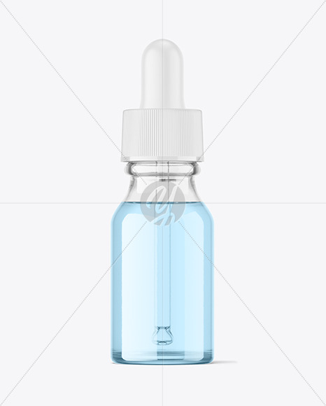 15ml Clear Glass Dropper Bottle Mockup