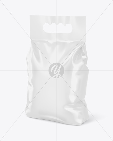 Glossy Food Bag Mockup