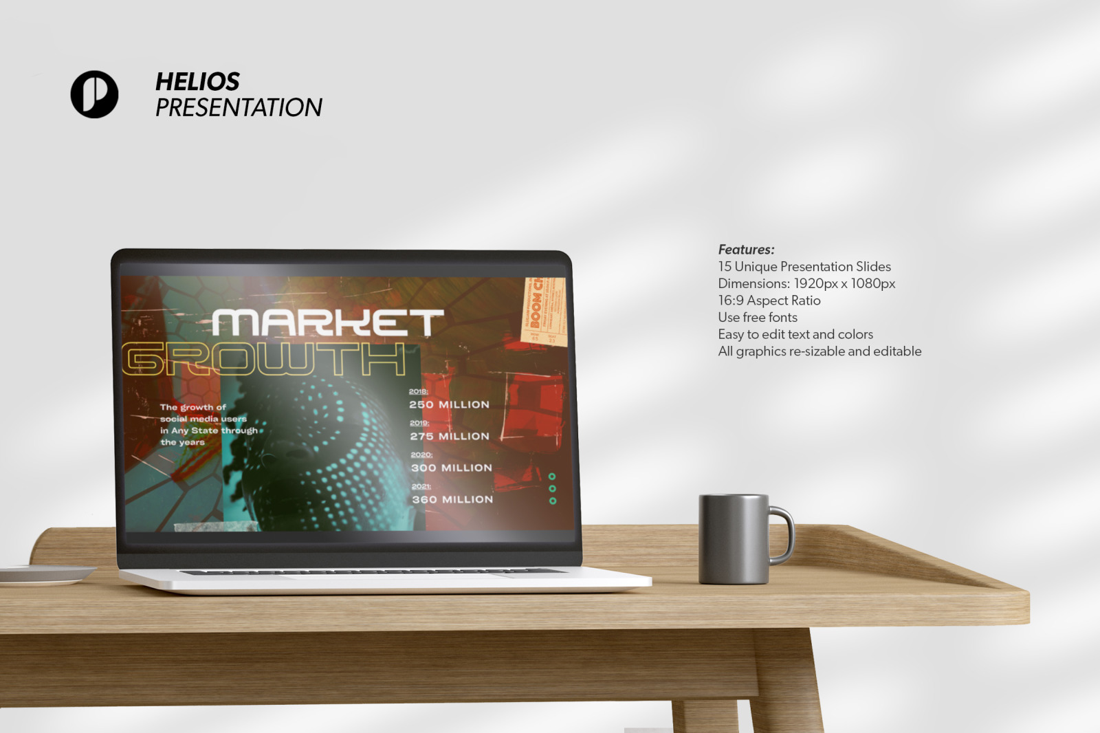 Helios – Orange Bold Creative Design Agency Marketing Strategy Canva Presentation