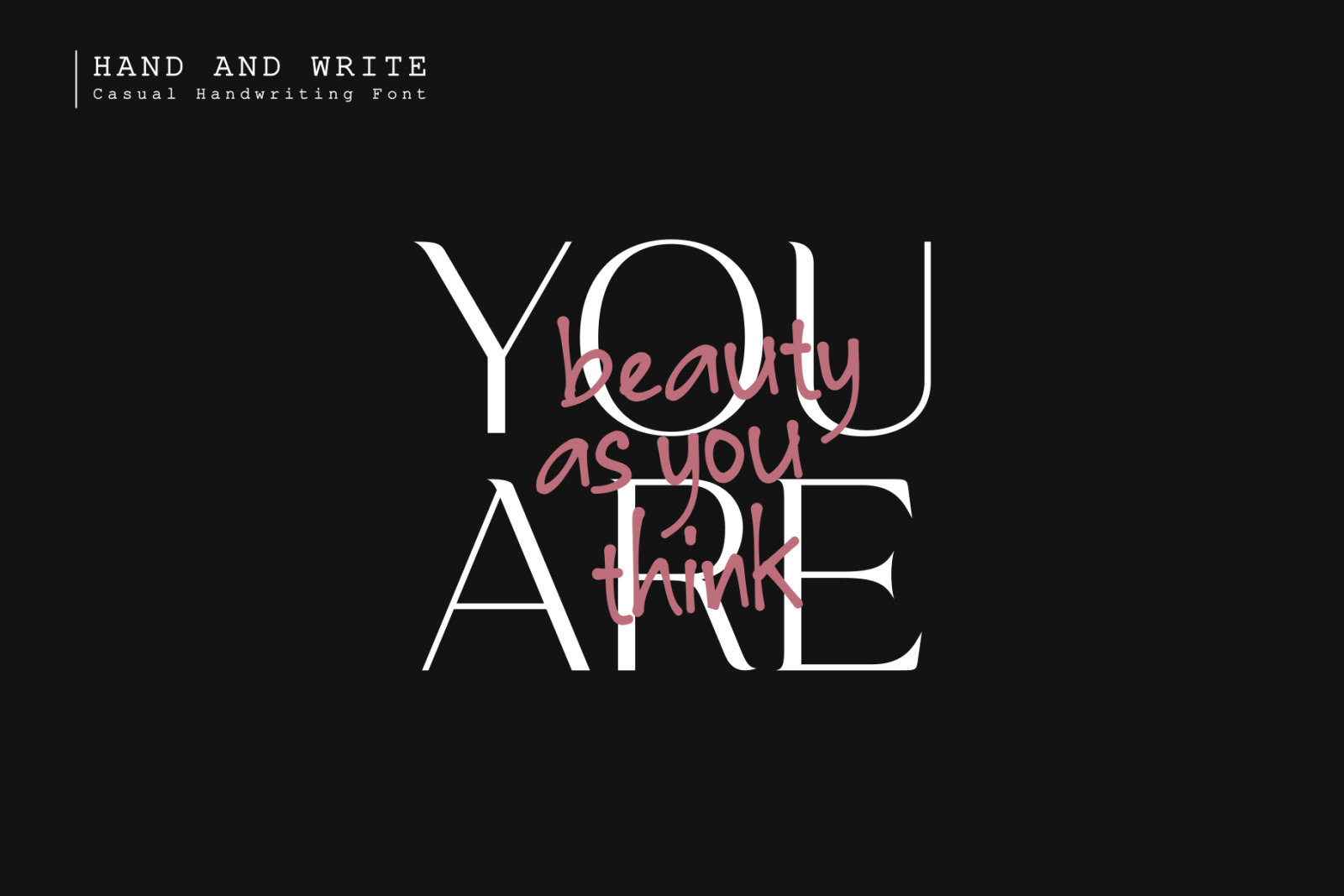 Hand & Write / 4 style linked Hand & Write / 4 style linked