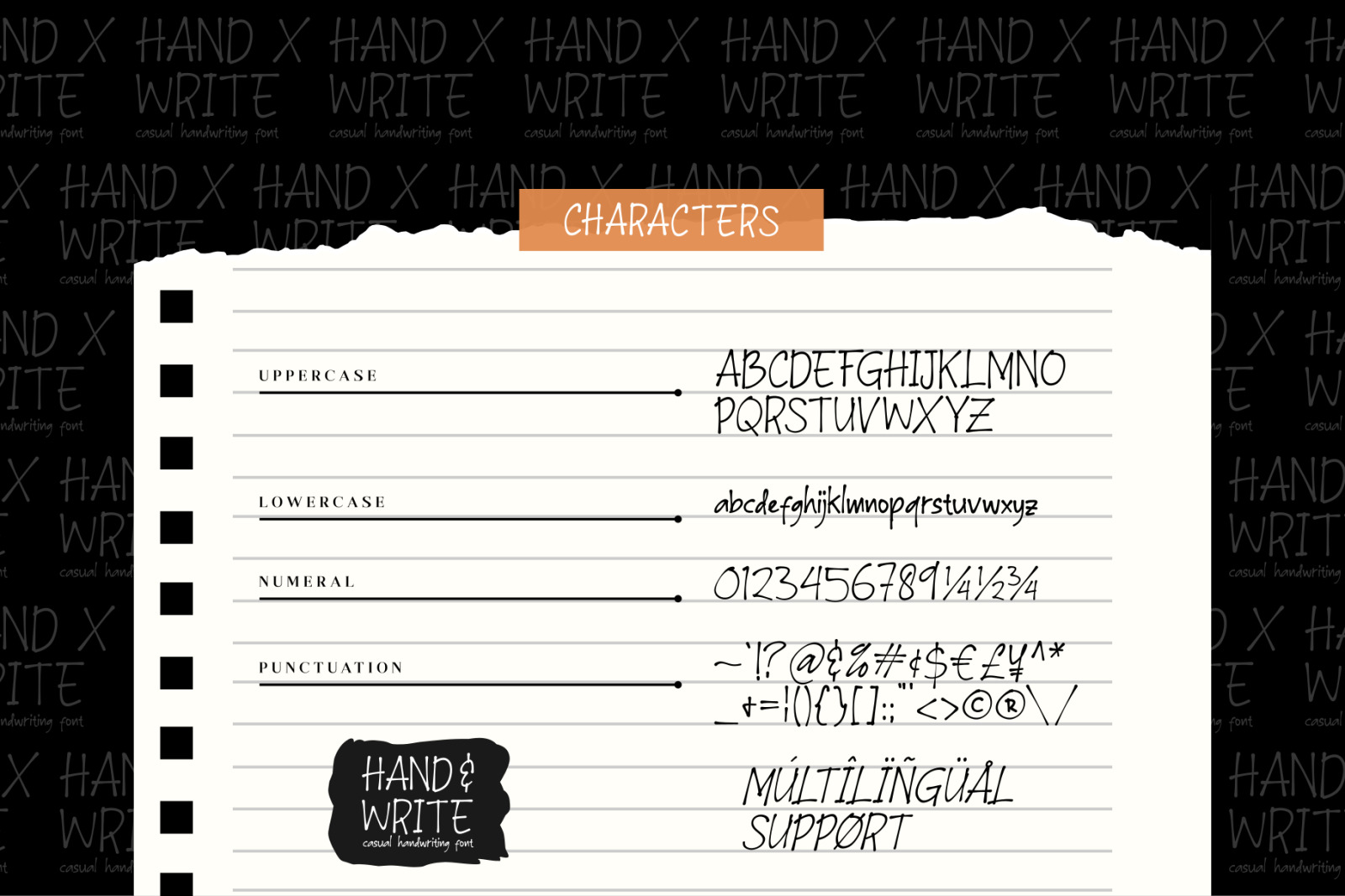 Hand &amp; Write / 4 style linked