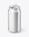 Metallic Aluminium Can Mockup