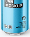 Metallic Aluminium Can Mockup