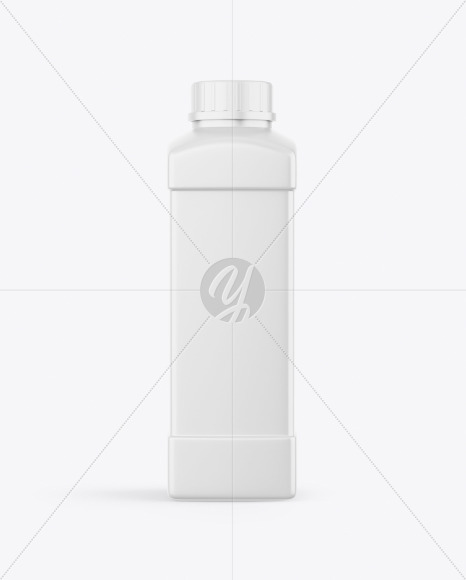 Matte Plastic Bottle Mockup