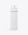 Matte Plastic Bottle Mockup