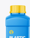 Glossy Plastic Bottle Mockup