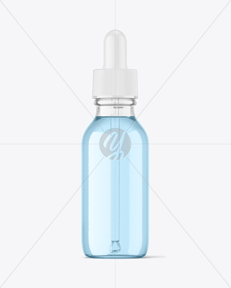 30ml Clear Glass Dropper Bottle Mockup