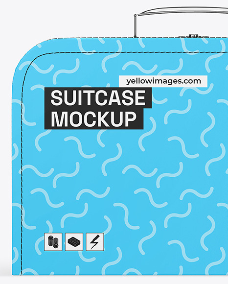 Paper Suitcase Mockup