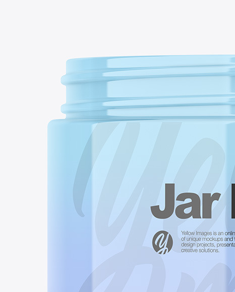 Glossy Jar Mockup