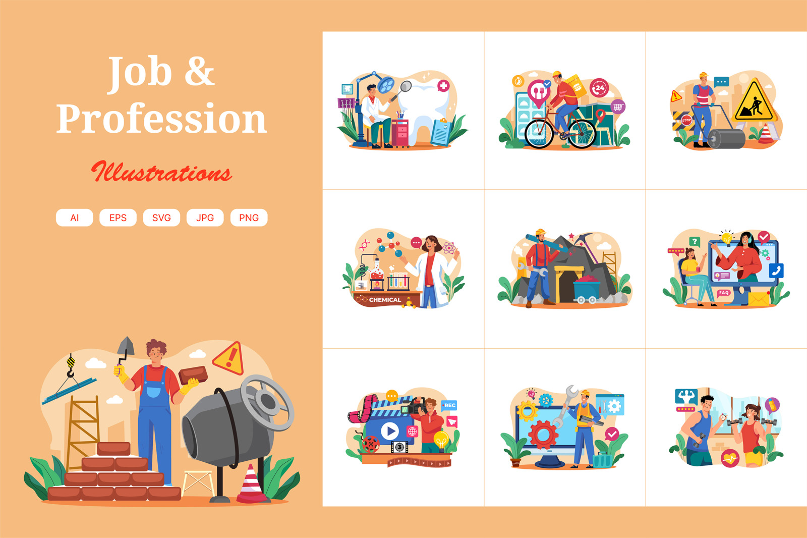 M587_Profession Illustration Pack M587_Profession Illustration Pack
