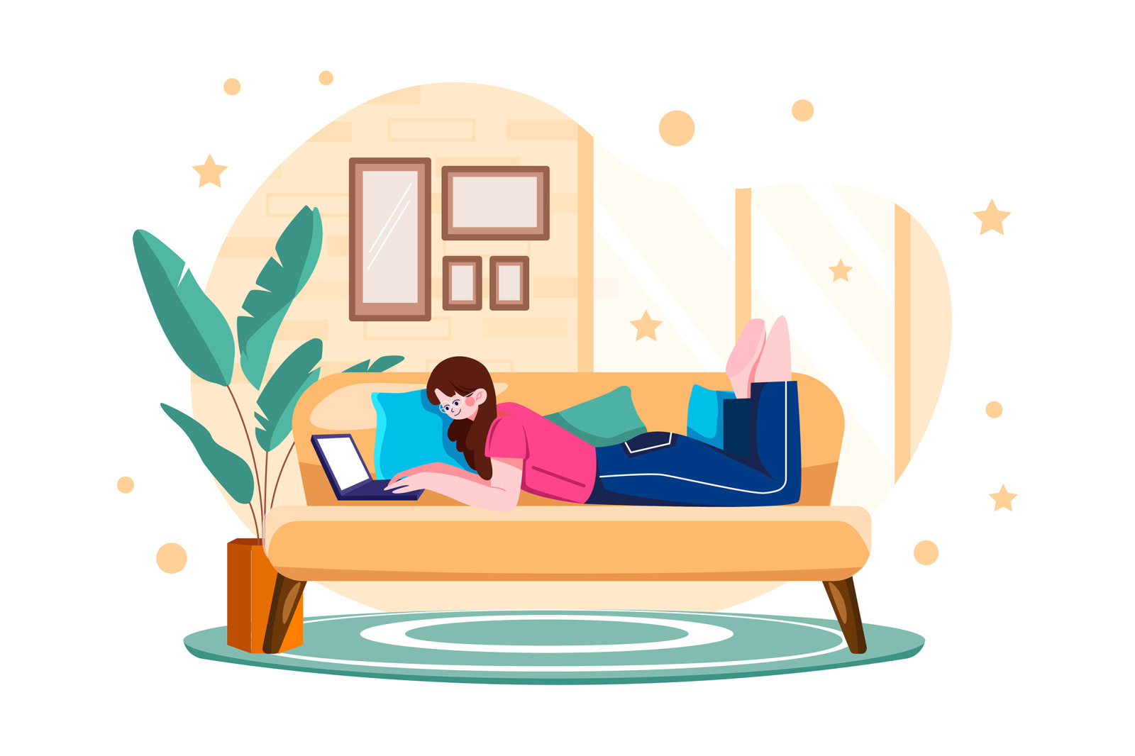 M593_Work From Home Illustration Pack M593_Work From Home Illustration Pack