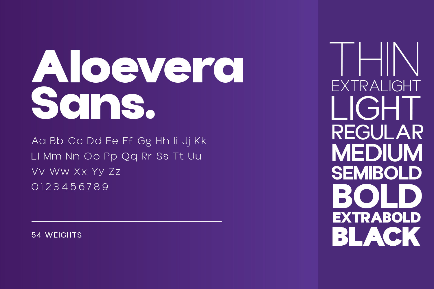 Aloevera Sans Aloevera Sans