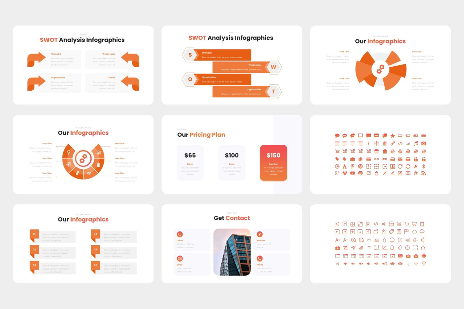 Lunary - Business Agency PowerPoint Template Lunary - Business Agency PowerPoint Template