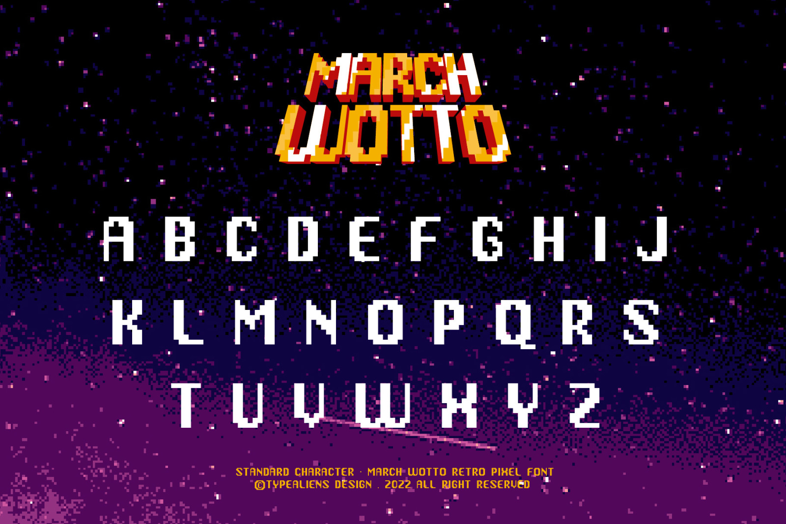 March Wotto Font