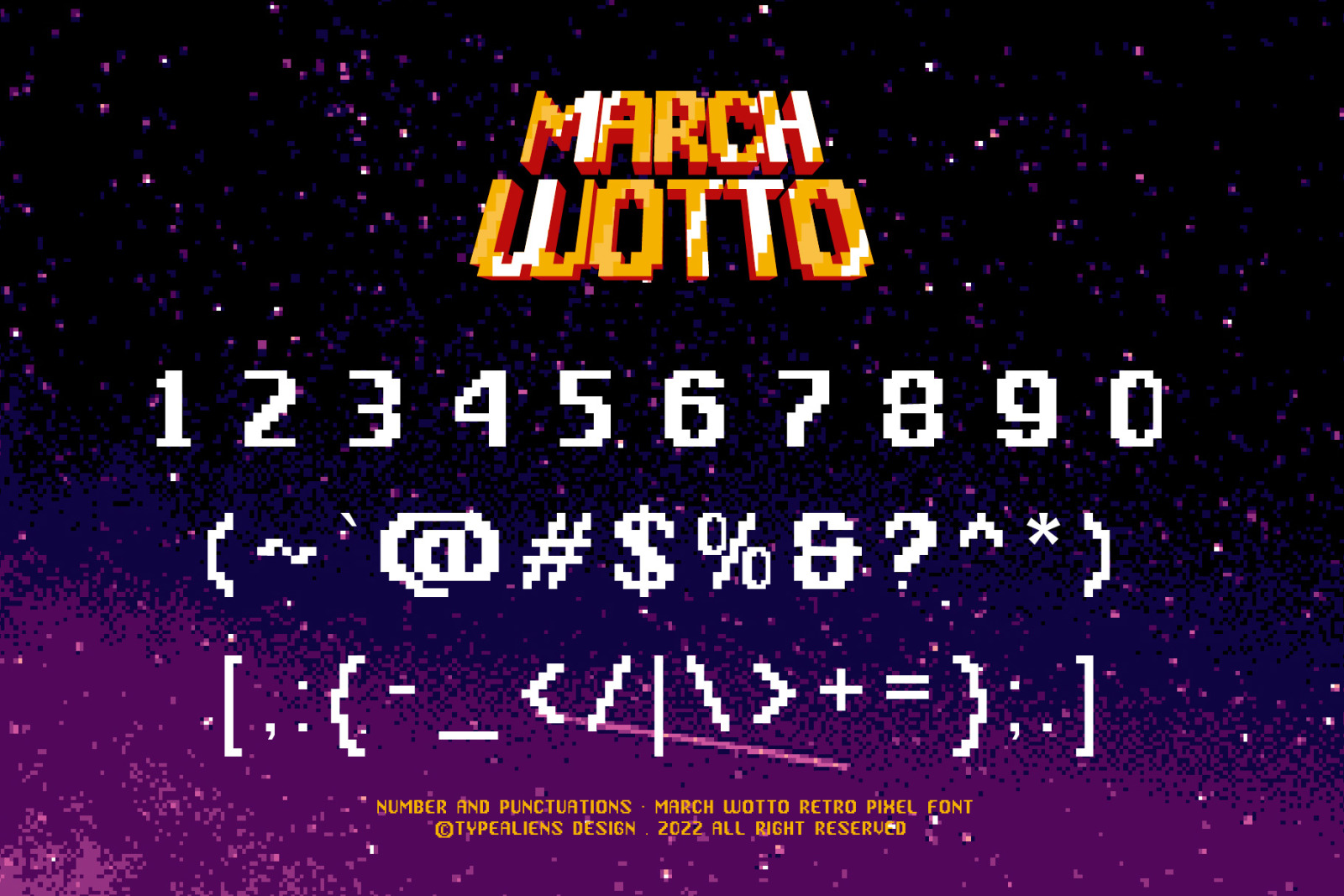 March Wotto Font