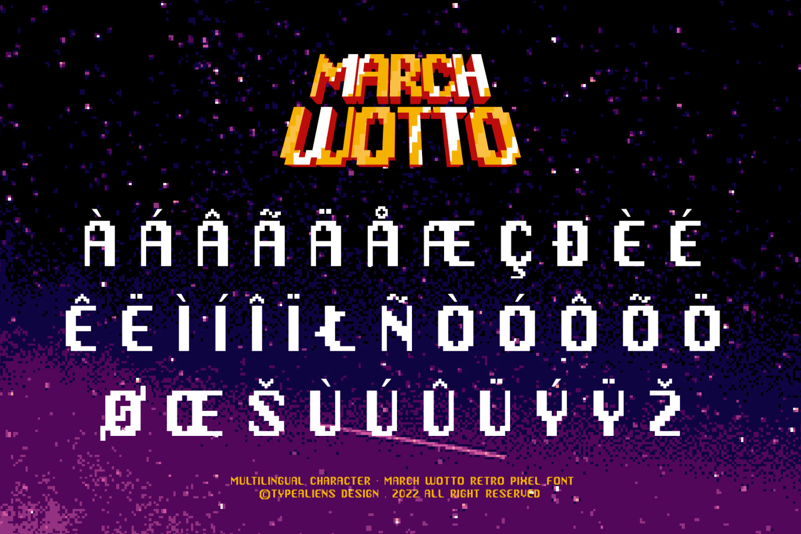 March Wotto Font