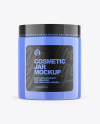 Glossy Cosmetic Jar Mockup