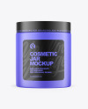 Matte Cosmetic Jar Mockup