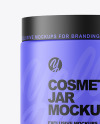 Matte Cosmetic Jar Mockup