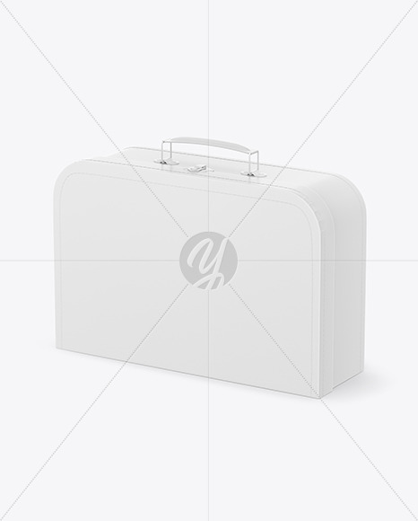 Paper Suitcase Mockup