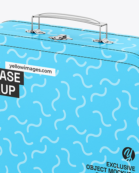 Paper Suitcase Mockup