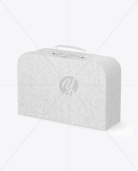 Kraft Suitcase Mockup