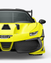 Sport Car Mockup - Front View