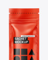 Glossy Sachet Mockup