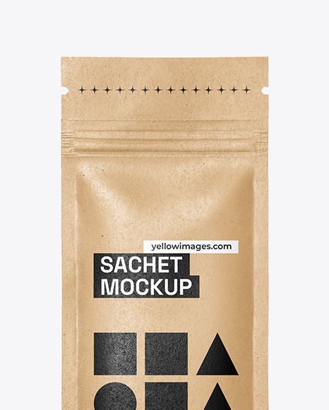 Paper Sachet Mockup - Free Download Images High Quality PNG, JPG - 105471