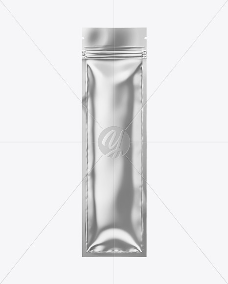 Metallic Sachet Mockup