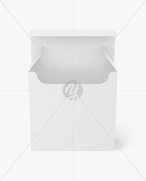 Opened Paper Box Mockup