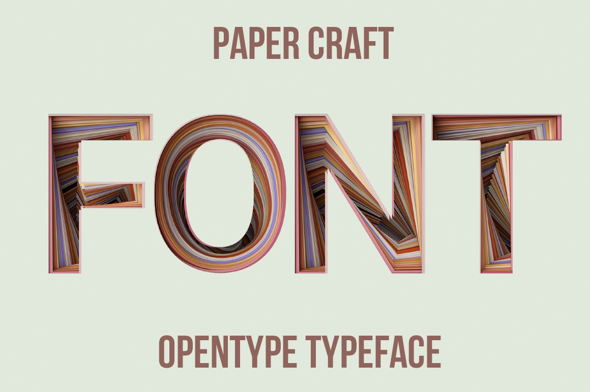 Paper Craft Font