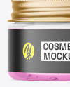 75ml Clear Cosmetic Gel Jar Mockup