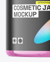 200ml Clear Cosmetic Gel Jar Mockup